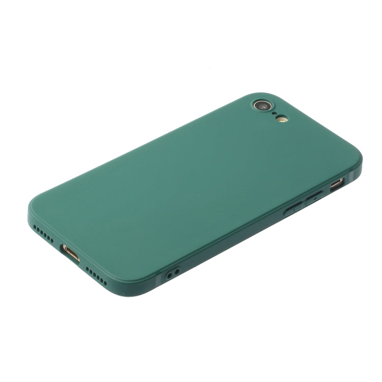 Straight Edge Solid Color TPU Shockproof Case, For iPhone 6, For iPhone SE 2022 / SE 2020 / 8 / 7, For iPhone 7 Plus / 8 Plus