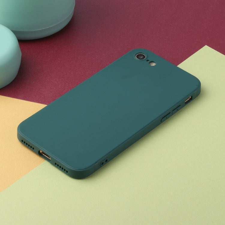 Straight Edge Solid Color TPU Shockproof Case, For iPhone 6, For iPhone SE 2022 / SE 2020 / 8 / 7, For iPhone 7 Plus / 8 Plus