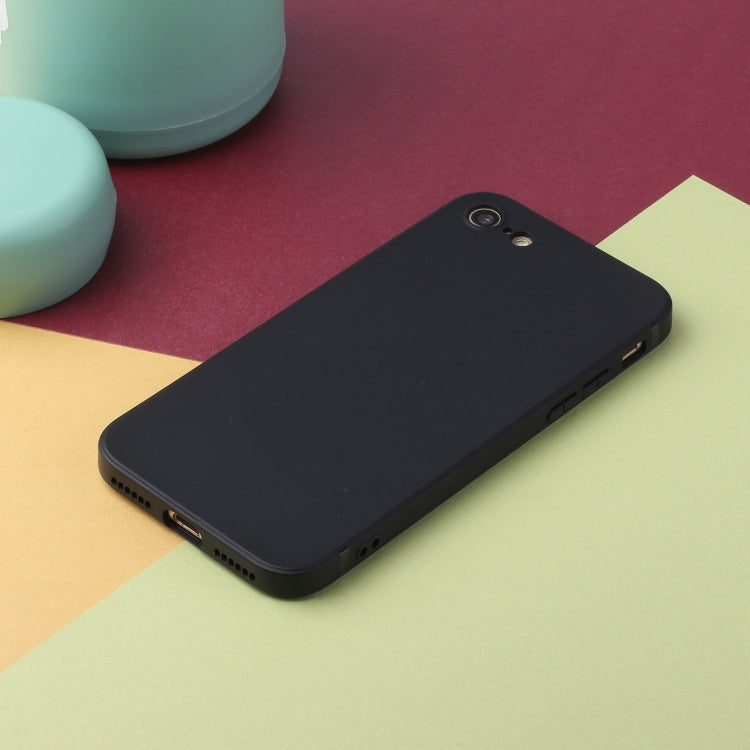 Straight Edge Solid Color TPU Shockproof Case, For iPhone SE 2022 / SE 2020 / 8 / 7, For iPhone 7 Plus / 8 Plus, For iPhone XR
