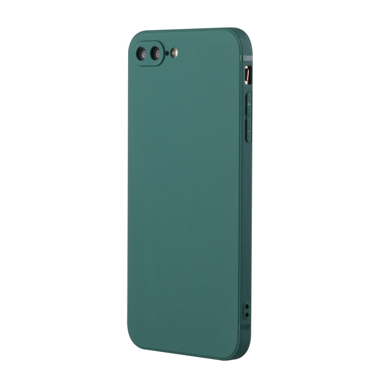 Straight Edge Solid Color TPU Shockproof Case, For iPhone 7 Plus / 8 Plus