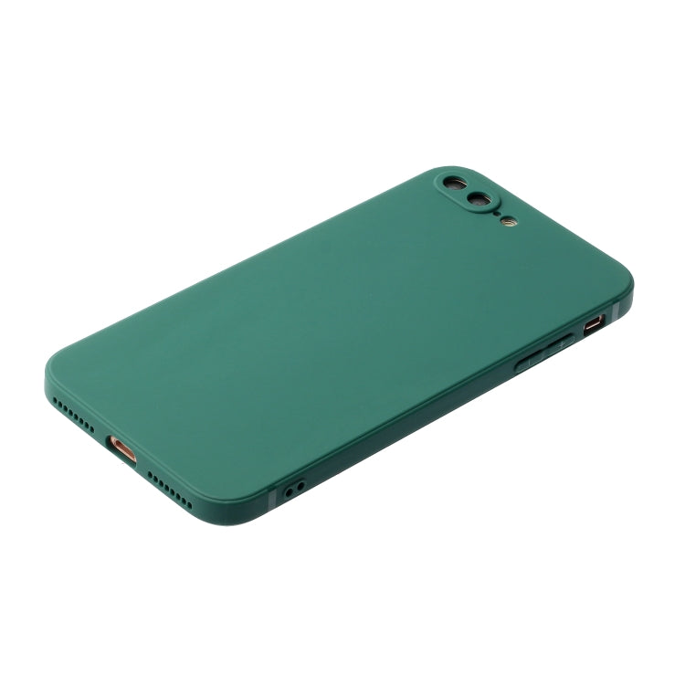 Straight Edge Solid Color TPU Shockproof Case, For iPhone 7 Plus / 8 Plus