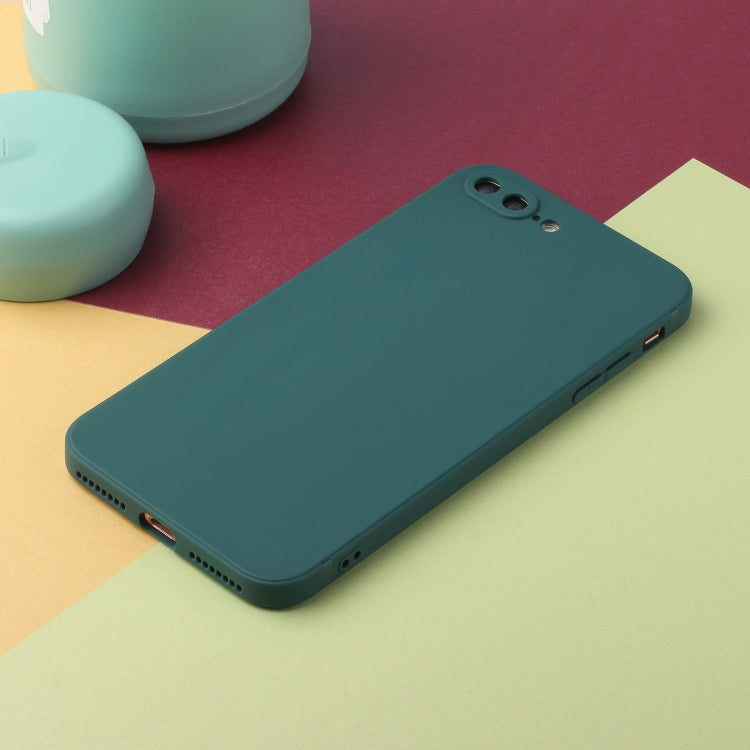 Straight Edge Solid Color TPU Shockproof Case, For iPhone 7 Plus / 8 Plus