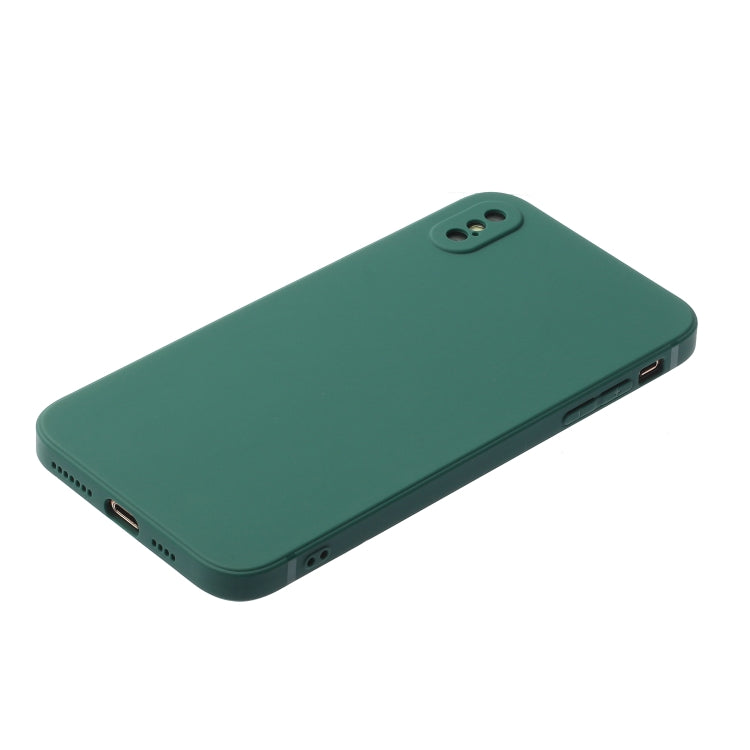 Straight Edge Solid Color TPU Shockproof Case, For iPhone XS / X, For iPhone XR