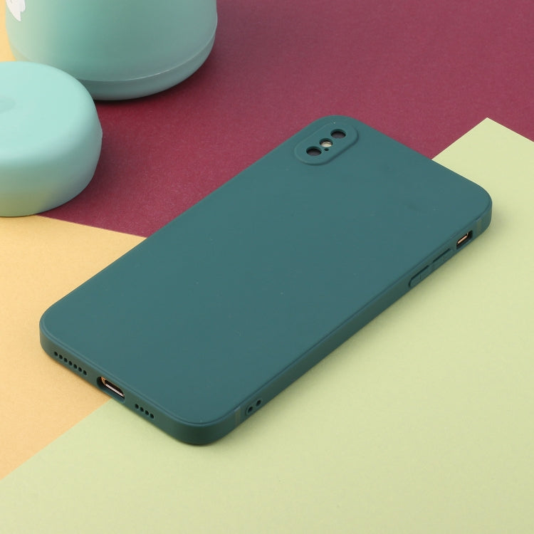 Straight Edge Solid Color TPU Shockproof Case, For iPhone XS / X, For iPhone XR