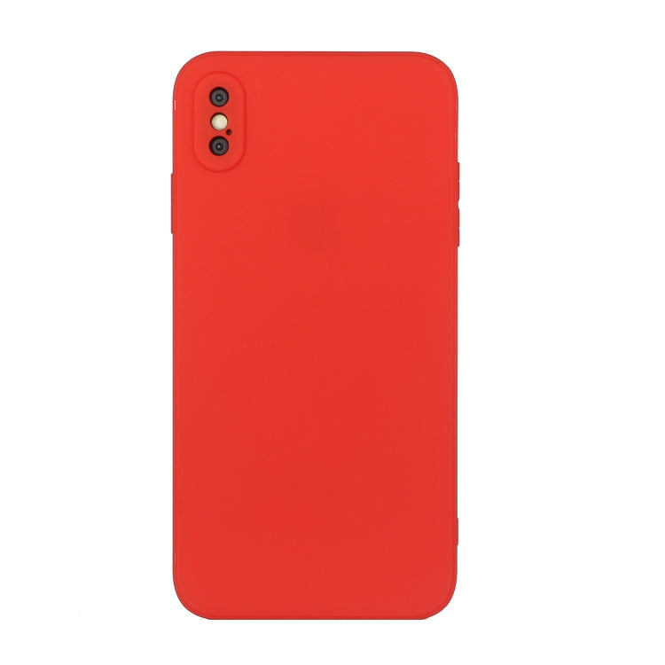 Straight Edge Solid Color TPU Shockproof Case, For iPhone XS / X, For iPhone XR