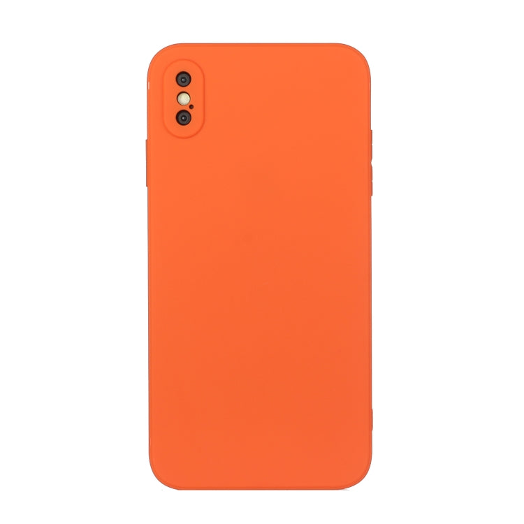 Straight Edge Solid Color TPU Shockproof Case, For iPhone XS / X, For iPhone XR
