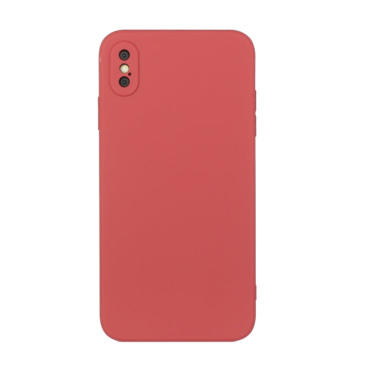 Straight Edge Solid Color TPU Shockproof Case, For iPhone XS / X, For iPhone XR