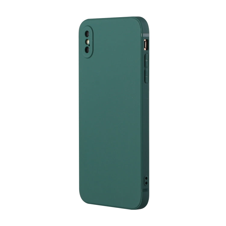 Straight Edge Solid Color TPU Shockproof Case, For iPhone XS Max, For iPhone 11