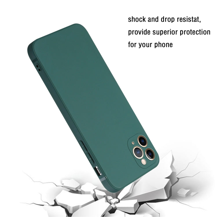Straight Edge Solid Color TPU Shockproof Case, For iPhone 11 Pro, For iPhone 11 Pro Max