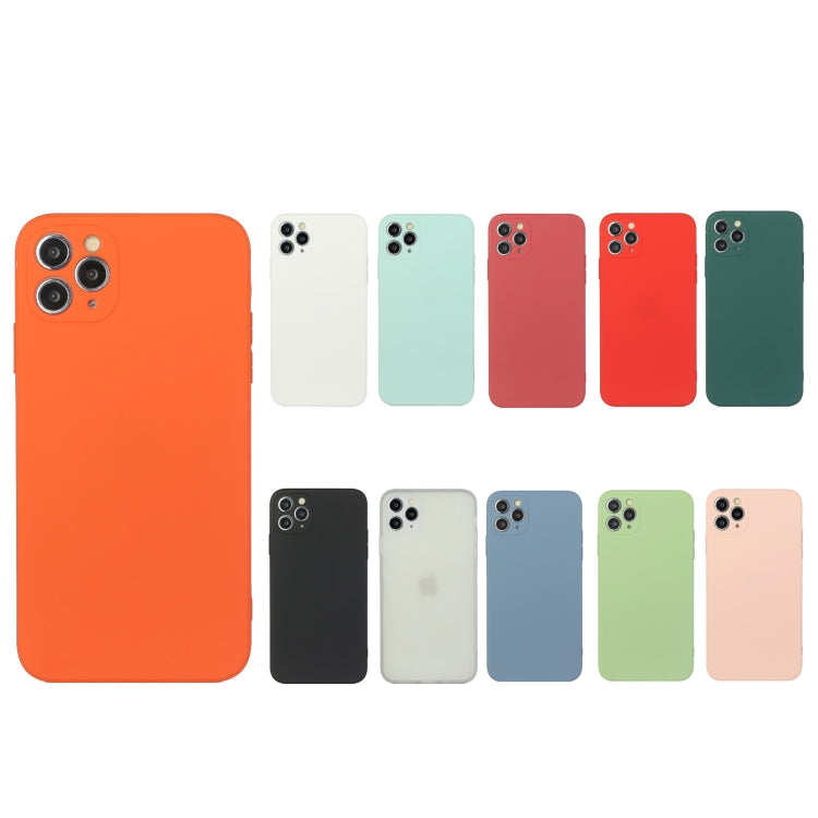 Straight Edge Solid Color TPU Shockproof Case, For iPhone 11 Pro, For iPhone 11 Pro Max