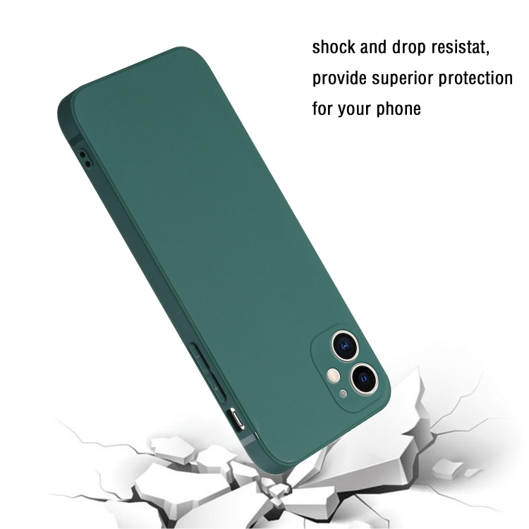 Straight Edge Solid Color TPU Shockproof Case, For iPhone 12 mini, For iPhone 12