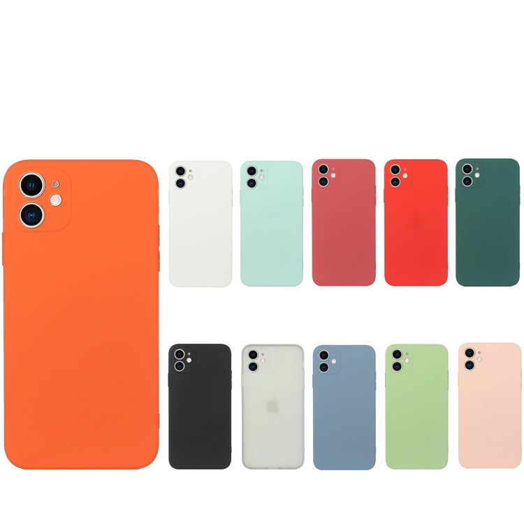 Straight Edge Solid Color TPU Shockproof Case, For iPhone 12 mini, For iPhone 12