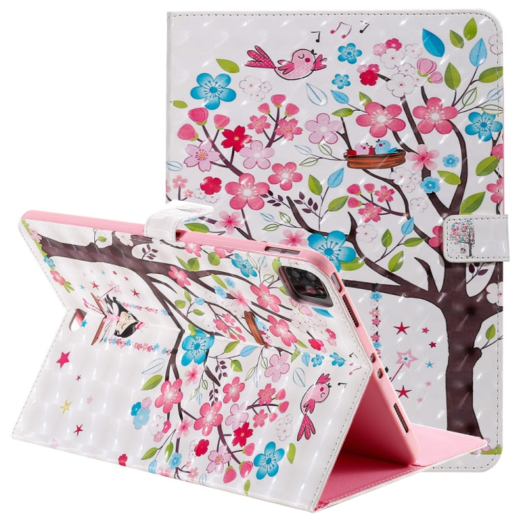 3D Painted Pattern Horizontal Flip Leather Case with Holder & Card Slots & Wallet & Sleep / Wake-up Function, For iPad Air 2022 / 2020 10.9 /iPad Pro 11 2020 / 2018, For Lenovo Tab M10 Plus TB-X606F, For Samsung Galaxy S6 Lite P610                     ...
