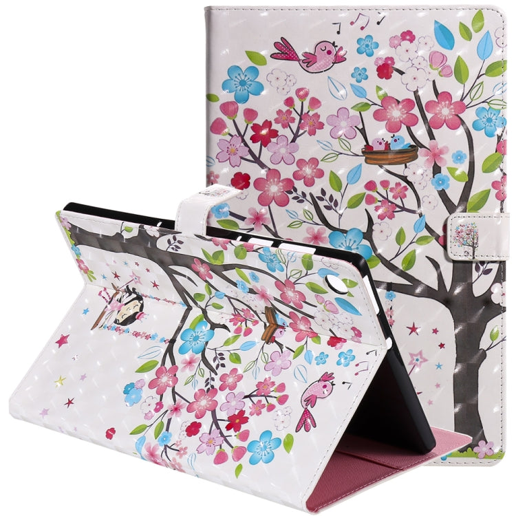 3D Painted Pattern Horizontal Flip Leather Case with Holder & Card Slots & Wallet & Sleep / Wake-up Function, For iPad Air 2022 / 2020 10.9 /iPad Pro 11 2020 / 2018, For Lenovo Tab M10 Plus TB-X606F, For Samsung Galaxy S6 Lite P610                     ...