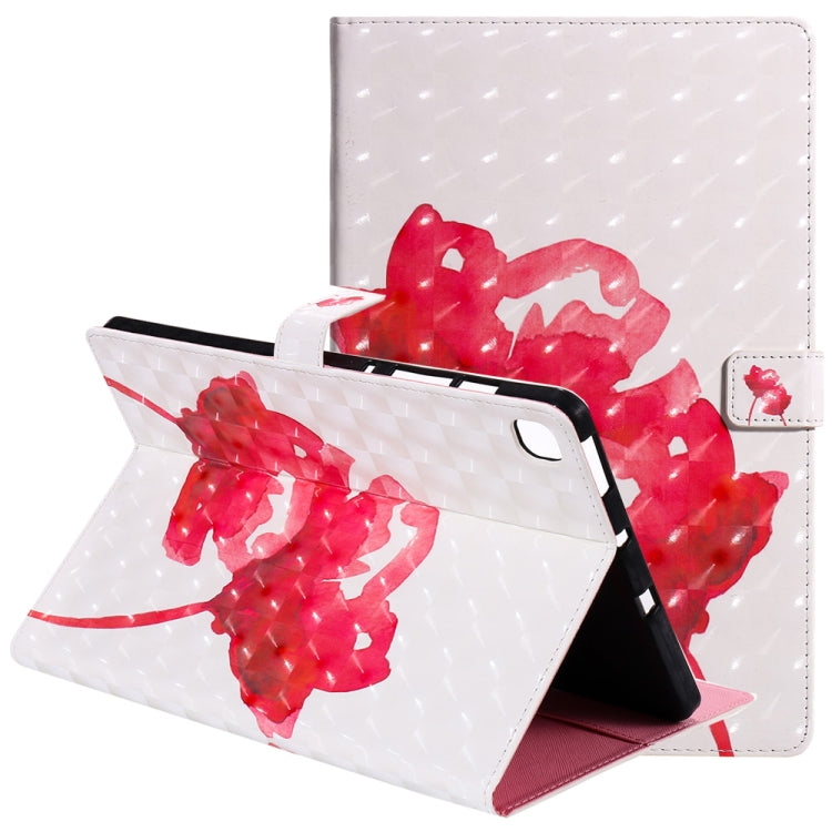 3D Painted Pattern Horizontal Flip Leather Case with Holder & Card Slots & Wallet & Sleep / Wake-up Function, For iPad Air 2022 / 2020 10.9 /iPad Pro 11 2020 / 2018, For Lenovo Tab M10 Plus TB-X606F, For Samsung Galaxy S6 Lite P610                     ...
