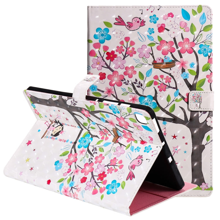 3D Painted Pattern Horizontal Flip Leather Case with Holder & Card Slots & Wallet & Sleep / Wake-up Function, For iPad Air 2022 / 2020 10.9 /iPad Pro 11 2020 / 2018, For Lenovo Tab M10 Plus TB-X606F, For Samsung Galaxy S6 Lite P610                     ...