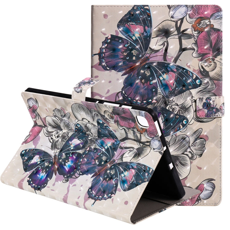 3D Painted Pattern Horizontal Flip Leather Case with Holder & Card Slots & Wallet & Sleep / Wake-up Function, For iPad Air 2022 / 2020 10.9 /iPad Pro 11 2020 / 2018, For Lenovo Tab M10 Plus TB-X606F, For Samsung Galaxy S6 Lite P610                     ...