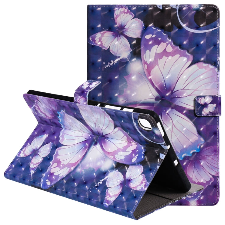 3D Painted Pattern Horizontal Flip Leather Case with Holder & Card Slots & Wallet & Sleep / Wake-up Function, For iPad Air 2022 / 2020 10.9 /iPad Pro 11 2020 / 2018, For Lenovo Tab M10 Plus TB-X606F, For Samsung Galaxy S6 Lite P610                     ...