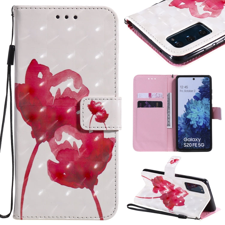 3D Painting Horizontal Flip Leather Case with Holder & Card Slot & Lanyard, For Samsung Galaxy S20 FE