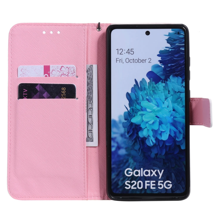 3D Painting Horizontal Flip Leather Case with Holder & Card Slot & Lanyard, For Samsung Galaxy S20 FE