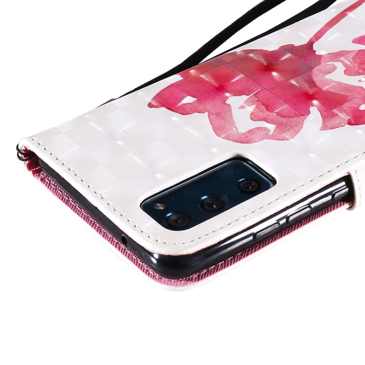 3D Painting Horizontal Flip Leather Case with Holder & Card Slot & Lanyard, For Samsung Galaxy S20 FE