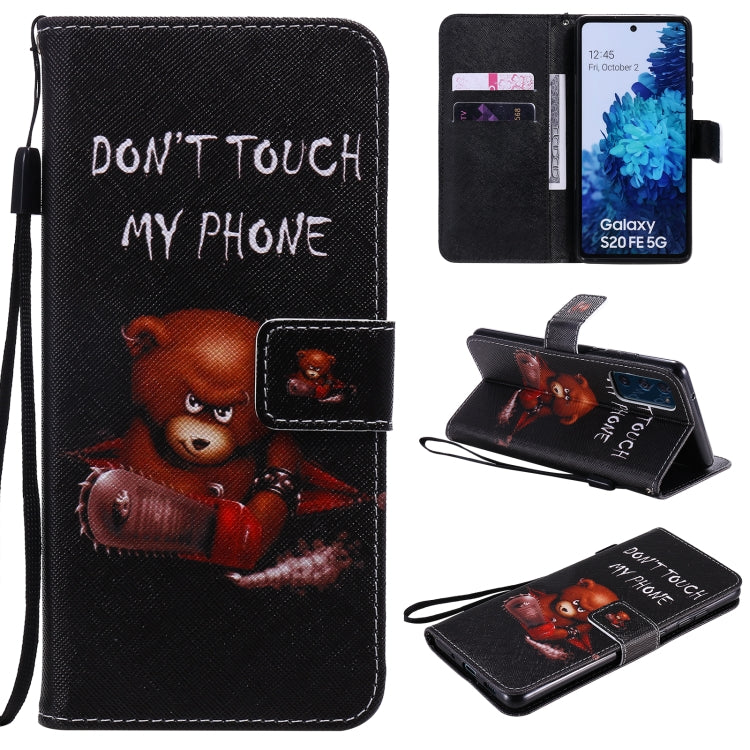 Painting Horizontal Flip Leather Case with Holder & Card Slot & Lanyard, For Samsung Galaxy S20 FE