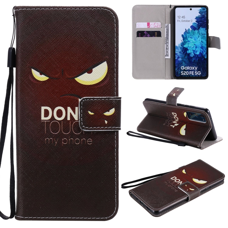 Painting Horizontal Flip Leather Case with Holder & Card Slot & Lanyard, For Samsung Galaxy S20 FE