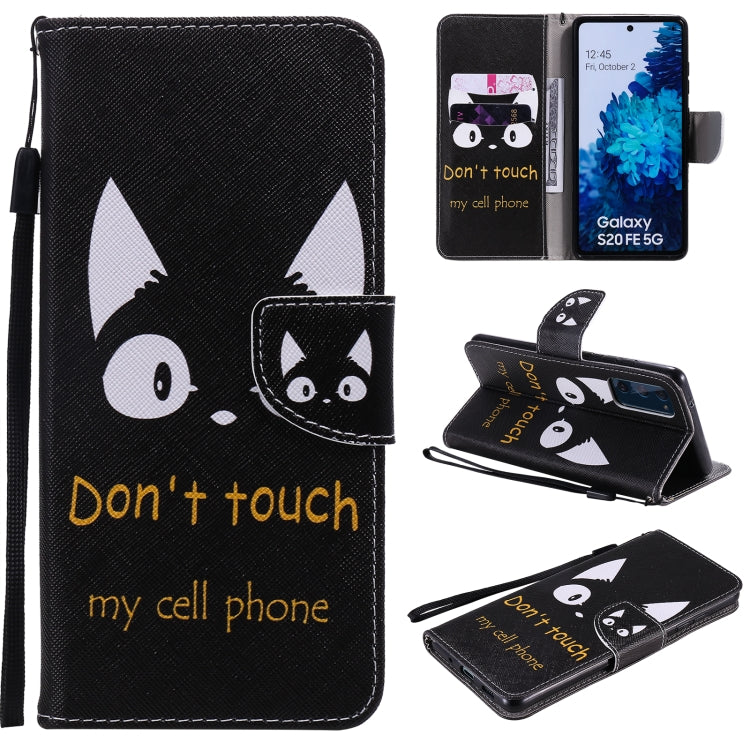 Painting Horizontal Flip Leather Case with Holder & Card Slot & Lanyard, For Samsung Galaxy S20 FE