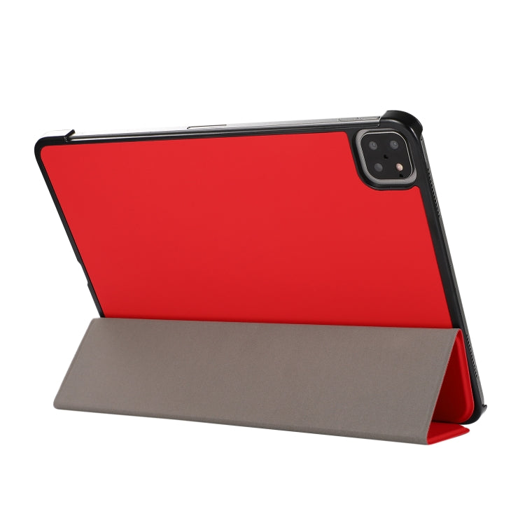 3-folding Skin Texture Horizontal Flip TPU + PU Leather Case with Holder, For iPad Air 11 2024 / 2022 / 2020 10.9, For iPad 9.7 (2018) / 9.7 (2017) / air / air2, For Samsung Galaxy Tab A7 10.4(2020) T500 / T505, For Lenovo M10 Plus