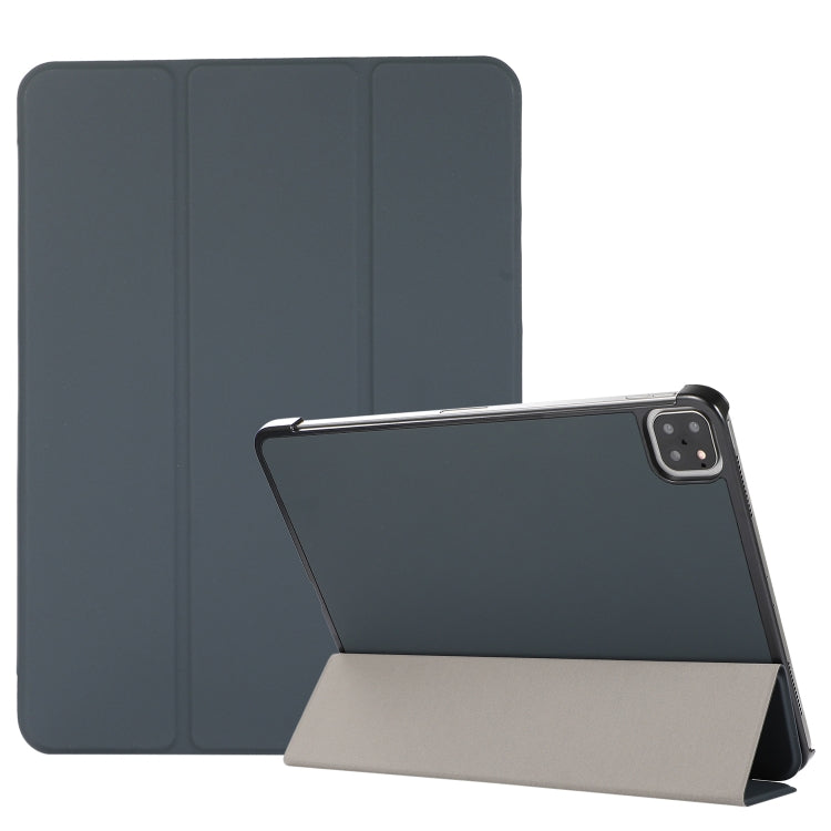 3-folding Skin Texture Horizontal Flip TPU + PU Leather Case with Holder, For iPad Air 11 2024 / 2022 / 2020 10.9, For iPad 9.7 (2018) / 9.7 (2017) / air / air2, For Samsung Galaxy Tab A7 10.4(2020) T500 / T505, For Lenovo M10 Plus