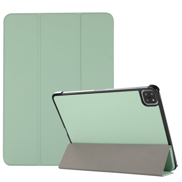 3-folding Skin Texture Horizontal Flip TPU + PU Leather Case with Holder, For iPad Air 11 2024 / 2022 / 2020 10.9, For iPad 9.7 (2018) / 9.7 (2017) / air / air2, For Samsung Galaxy Tab A7 10.4(2020) T500 / T505, For Lenovo M10 Plus
