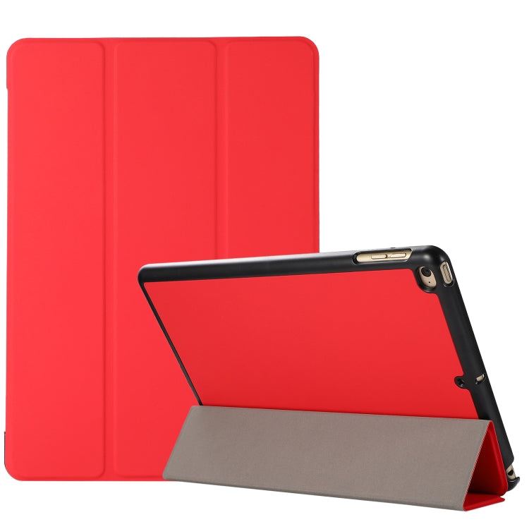 3-folding Skin Texture Horizontal Flip TPU + PU Leather Case with Holder, For iPad Air 11 2024 / 2022 / 2020 10.9, For iPad 9.7 (2018) / 9.7 (2017) / air / air2, For Samsung Galaxy Tab A7 10.4(2020) T500 / T505, For Lenovo M10 Plus