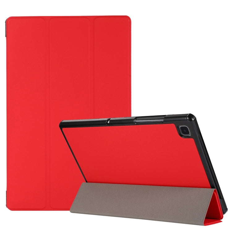 3-folding Skin Texture Horizontal Flip TPU + PU Leather Case with Holder, For iPad Air 11 2024 / 2022 / 2020 10.9, For iPad 9.7 (2018) / 9.7 (2017) / air / air2, For Samsung Galaxy Tab A7 10.4(2020) T500 / T505, For Lenovo M10 Plus