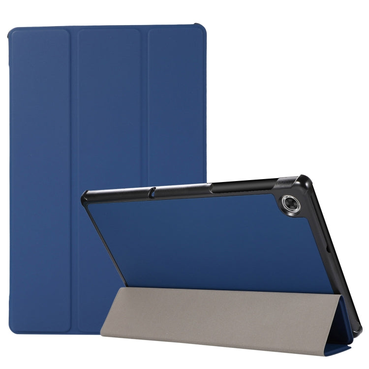 3-folding Skin Texture Horizontal Flip TPU + PU Leather Case with Holder, For iPad Air 11 2024 / 2022 / 2020 10.9, For iPad 9.7 (2018) / 9.7 (2017) / air / air2, For Samsung Galaxy Tab A7 10.4(2020) T500 / T505, For Lenovo M10 Plus