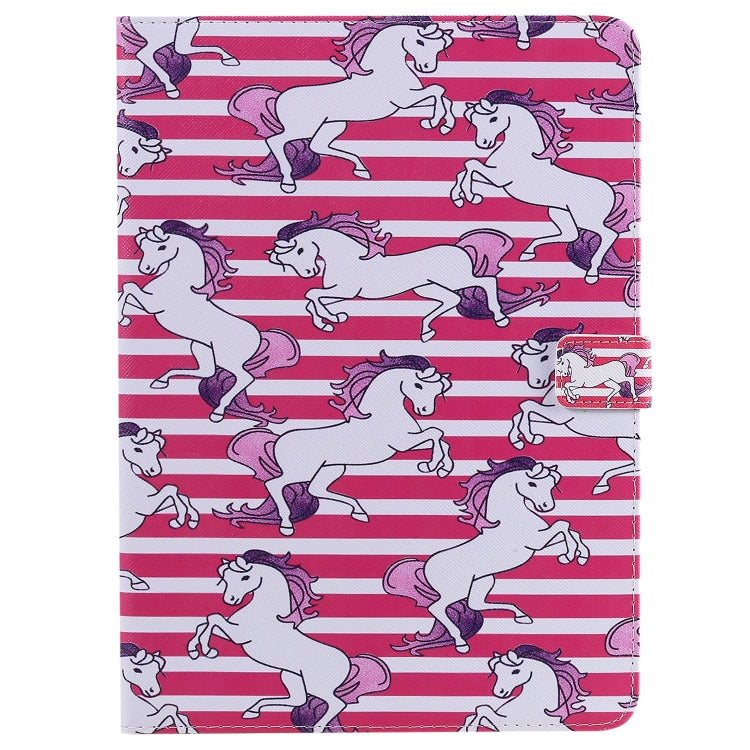 Painted Pattern Horizontal Flip Leather Case with Holder & Card Slots & Wallet & Sleep / Wake-up Function