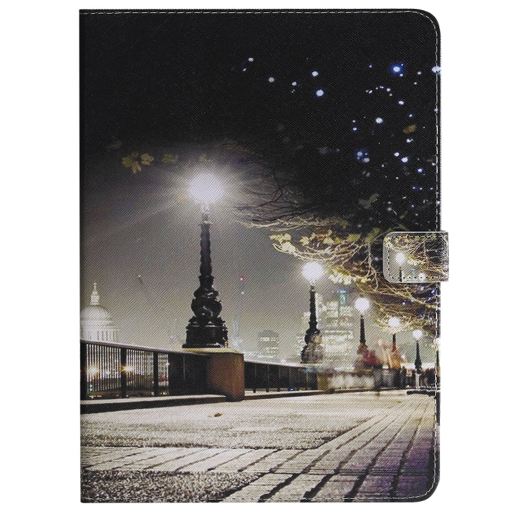 Painted Pattern Horizontal Flip Leather Case with Holder & Card Slots & Wallet & Sleep / Wake-up Function