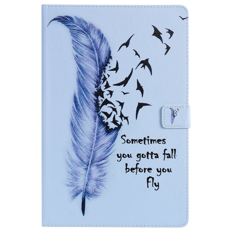 Painted Pattern Horizontal Flip Leather Case with Holder & Card Slots & Wallet & Sleep / Wake-up Function