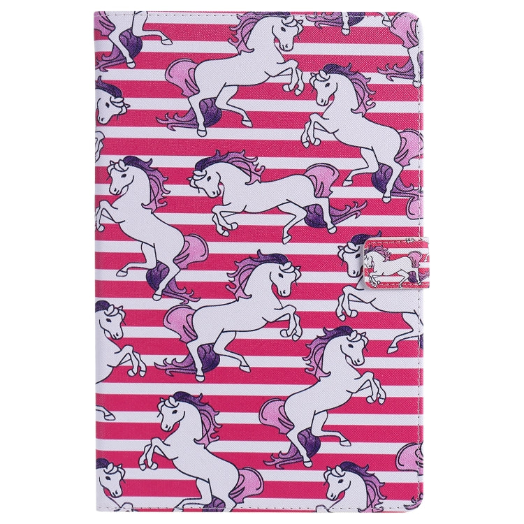 Painted Pattern Horizontal Flip Leather Case with Holder & Card Slots & Wallet & Sleep / Wake-up Function