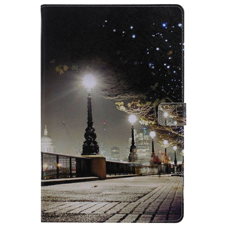 Painted Pattern Horizontal Flip Leather Case with Holder & Card Slots & Wallet & Sleep / Wake-up Function