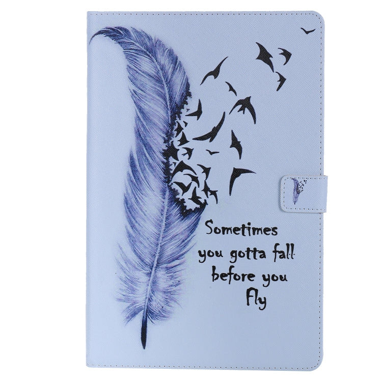 Painted Pattern Horizontal Flip Leather Case with Holder & Card Slots & Wallet & Sleep / Wake-up Function, For iPad Air 2022 / 2020 10.9 /iPad Pro 11 2020 / 2018, For Samsung Galaxy S6 Lite P610