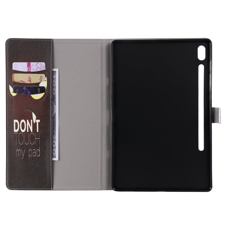 Painted Pattern Horizontal Flip Leather Case with Holder & Card Slots & Wallet & Sleep / Wake-up Function, For Samsung Galaxy Tab S6 T860
