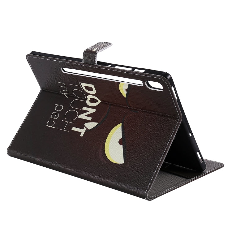 Painted Pattern Horizontal Flip Leather Case with Holder & Card Slots & Wallet & Sleep / Wake-up Function, For Samsung Galaxy Tab S6 T860