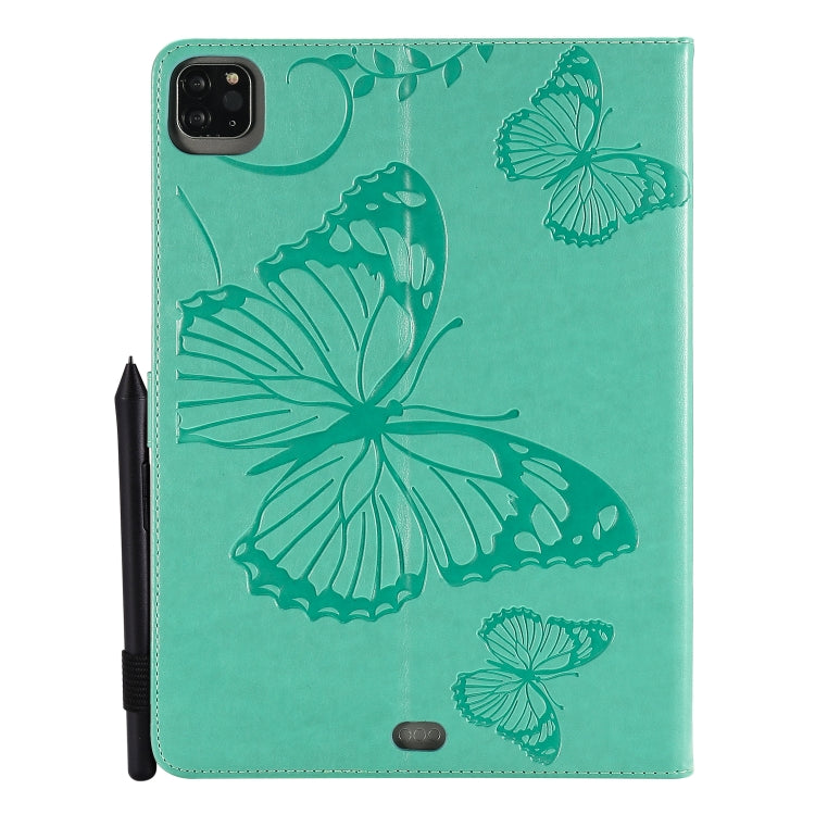 Pressed Printing Butterfly Pattern Horizontal Flip Leather Case with Holder & Card Slots & Wallet & Sleep / Wake-up Function, For iPad Air 2022 / 2020 10.9 /iPad Pro 11 2020 / 2018, For Lenovo Tab M10 Plus TB-X606F, For Samsung Galaxy S6 Lite P610