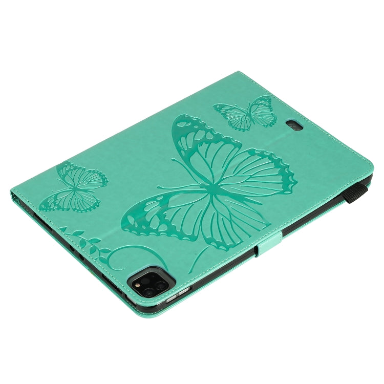 Pressed Printing Butterfly Pattern Horizontal Flip Leather Case with Holder & Card Slots & Wallet & Sleep / Wake-up Function, For iPad Air 2022 / 2020 10.9 /iPad Pro 11 2020 / 2018, For Lenovo Tab M10 Plus TB-X606F, For Samsung Galaxy S6 Lite P610