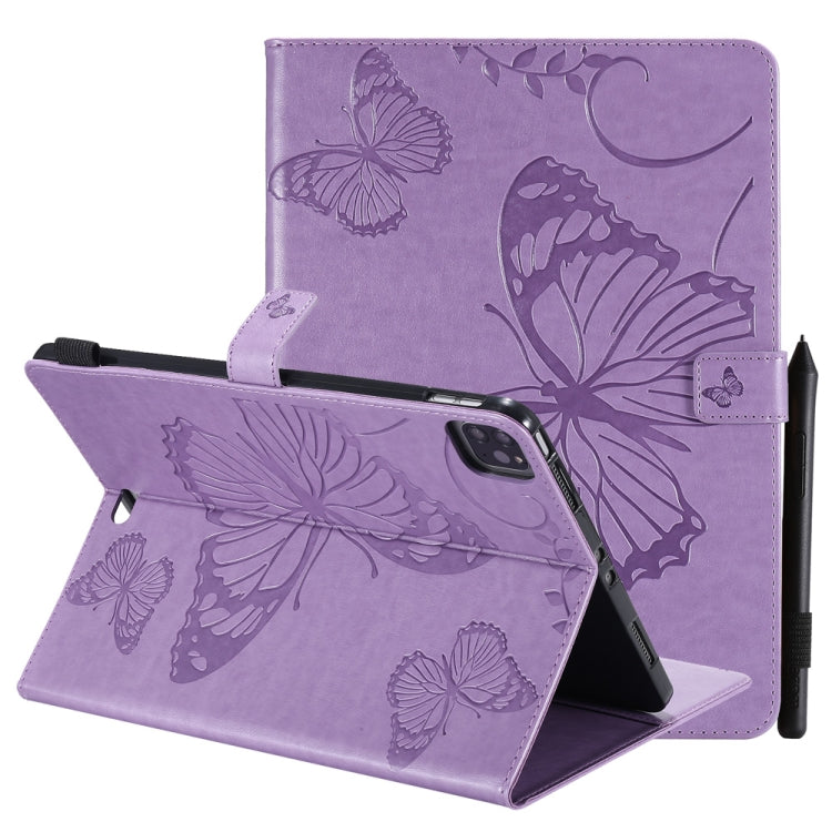Pressed Printing Butterfly Pattern Horizontal Flip Leather Case with Holder & Card Slots & Wallet & Sleep / Wake-up Function, For iPad Air 2022 / 2020 10.9 /iPad Pro 11 2020 / 2018, For Lenovo Tab M10 Plus TB-X606F, For Samsung Galaxy S6 Lite P610