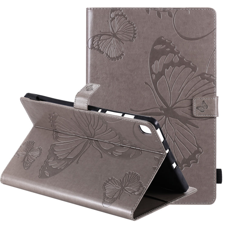 Pressed Printing Butterfly Pattern Horizontal Flip Leather Case with Holder & Card Slots & Wallet & Sleep / Wake-up Function, For iPad Air 2022 / 2020 10.9 /iPad Pro 11 2020 / 2018, For Lenovo Tab M10 Plus TB-X606F, For Samsung Galaxy S6 Lite P610