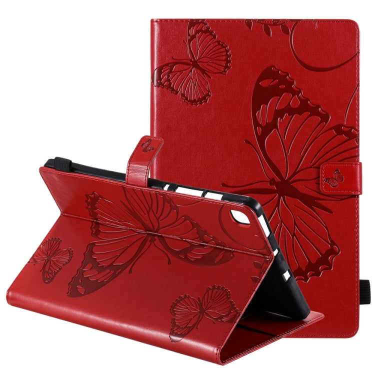 Pressed Printing Butterfly Pattern Horizontal Flip Leather Case with Holder & Card Slots & Wallet & Sleep / Wake-up Function, For iPad Air 2022 / 2020 10.9 /iPad Pro 11 2020 / 2018, For Lenovo Tab M10 Plus TB-X606F, For Samsung Galaxy S6 Lite P610