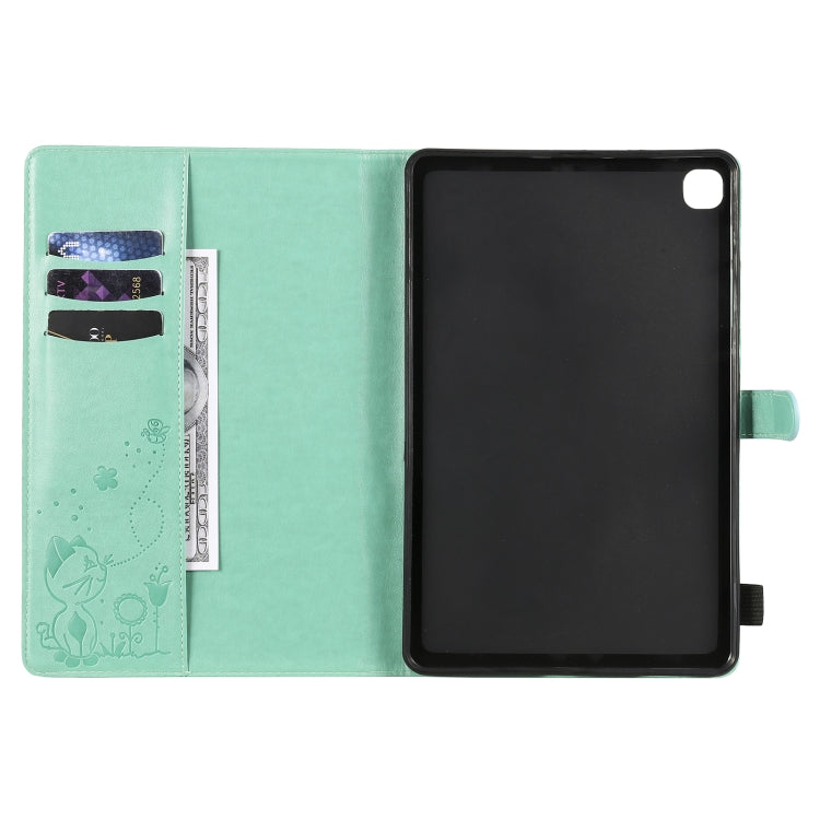 Cat Bee Embossing Pattern Shockproof Table PC Protective Horizontal Flip Leather Case with Holder & Card Slots & Wallet & Pen Slot & Wake-up / Sleep Function