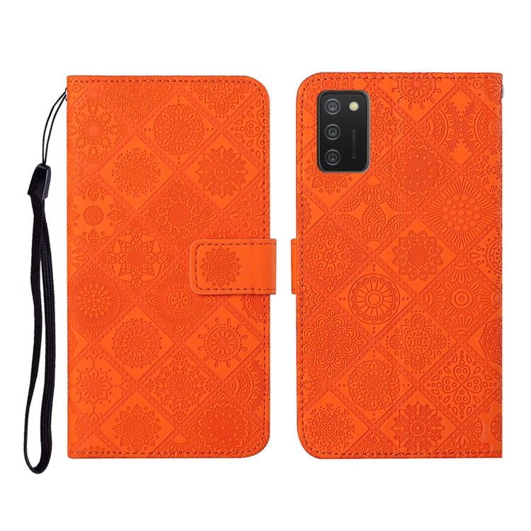Ethnic Style Embossed Pattern Horizontal Flip Leather Case with Holder & Card Slots & Wallet & Lanyard, For Samsung Galaxy S21Ultra 5G, For Samsung Galaxy A02s (US Version)
