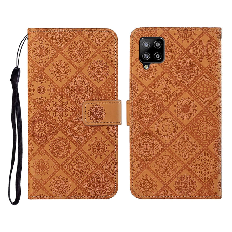 Ethnic Style Embossed Pattern Horizontal Flip Leather Case with Holder & Card Slots & Wallet & Lanyard, For Samsung Galaxy A11, For Samsung Galaxy A12, For Samsung Galaxy A20 / A30